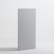 Façade de comptoir d'accueil L56xP2xH107cm Ep.19mm - Réceptio - Gris - Modularité d'agencement