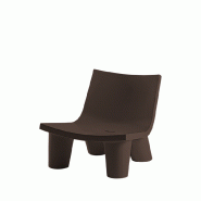 Fauteuil low lita de SLIDE - moka