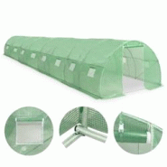 Helloshop26 - Serre tente abri plante fleur légumes 36 m² 1200 x 300 x 200 cm vert 02_0044446 - 3000220154375 Helloshop26 - Serre tente abri plante fleur légumes 36 m² 1200 x 300 x 200 cm vert 02_0044446 - 3000220154375