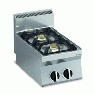 KBS Gastrotechnik KBS Cuisinière à gaz avec 2 brûleurs, appareil de table 400 x650 x295 mm 1x 6,0, 1x 3,5 kW - 10221304