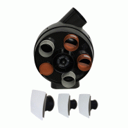 Kit PENTA VMC simple flux autoréglable suspendue ou fixée + 3 bouches design - Vortice - KVAPE5D Kit PENTA VMC simple flux autoréglable suspendue ou fixée + 3 bouches design - Vortice - KVAPE5D