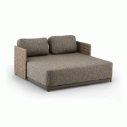 Now's Home - Daybed Structure En Aluminium Et Tissu Moka Madrague - 3256390253077
