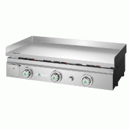 Plancha à gaz lisse en ACIER - L800 | Mainho - MAX-80G