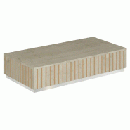 Podium pour mannequins Vertigo T03 MDF naturel et érable 120x60x25cm