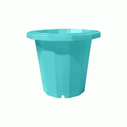 Pot de fleurs rond xxl rio 125l - MENTHEFRAICHE - bleu 0750122561650