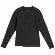T-shirt bio manches longues pour femme Ponoka - coton stretch 95% biologique - 200 g/m² T-shirt bio manches longues pour femme Ponoka - coton stretch 95% biologique - 200 g/m²