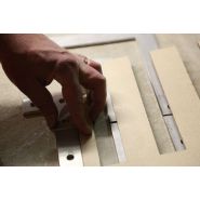 Tactiguide inox - bande de guidage - sma - tactifrance - dimensions: 1000 * 30 * 4 mm