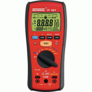 Appareil de mesure isolation/résistance IT 101 0,1-600 V AC/DC V 50 kOhm-20 GOhm BENNING Appareil de mesure isolation/résistance IT 101 0,1-600 V AC/DC V 50 kOhm-20 GOhm BENNING
