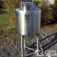 Bac de lancement LBL 150 L - Inox 304 - Diamètre 600 mm - 2 boules de lavage