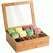 CLP Boîte à thé Laprino Nature - marron Bois manufacturé 326762