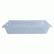 DBMARK 1826CLRPP-190 - Récipient passoire pour bacs de rangement (46x66 cm). Prof. 12,7 cm - PP translucide. (Récipient non inclus) Vendu à l'unit�