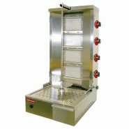 Diamond - Gyros grill gaz 55 kg - réf. KEB-G81 - gris inox AKS-KEB-G81