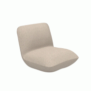 Fauteuil lounge in & out PILLOW - granit crème