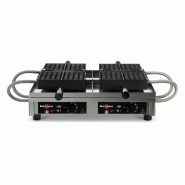 Gaufrier éléctrique double, ouverture 180 degrés - 4x6 Liège | Krampouz - WECAEB