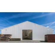 Hangar industriel à louer, avec toiture cintrée ou deux pentes - Largeur de 5 à 30m et hauteur latérale de 4 à 12 m Hangar industriel à louer, avec toiture cintrée ou deux pentes - Largeur de 5 à 30m et hauteur latérale de 4 à 12 m