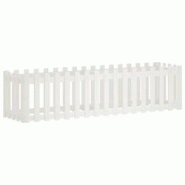 Helloshop26 - Jardinière bac lit surélevé plantes fleurs terrasse jardin de jardin design de clôture 200 x 50 x 50cm pin massif 02_0039806 - 30002 Helloshop26 - Jardinière bac lit surélevé plantes fleurs terrasse jardin de jardin design de clôture 200 x 50 x 50cm pin massif 02_0039806 - 30002