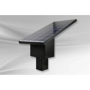 Lampadaire solaire DEL alimenté par un module solaire de 30W pour l'éclairage dans les parcs publics, les pistes cyclables,... - Lx25 - Vision Solaire inc