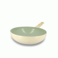 Menastyl - Wok citron 28cm en aluminium - 3256391051672