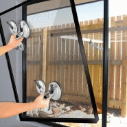 Proplus appareil de levage à vide avec 3 ventouses aluminium 400003
