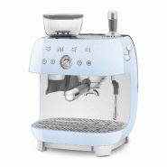 SMEG Machine à Expresso Avec Broyeur 20 Bars Bleu EGF03PBEU - bleu 8017709329815