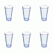 Duralex Verre Picardie 1153C 22 cl Bleu 6 pcs - bleu verre 03550190504569