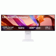 Ecran 49U950A-W 49p incurvé DQHD Blanc