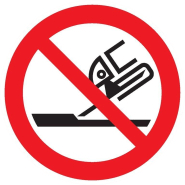 Panneaux rigides ronds 420 mm interdictions obligations - PNRPSC-TL05/IURP_0