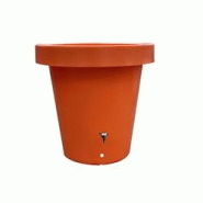 PLAST'UP ROTOMOULAGE Carré de plantation récupérateur d'eau de pluie mural lluvia 420l - ORANGE - orange 0036336945623