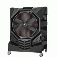 Refroidisseur évaporatif portable KRS EVC400B en plastique  débit de 38 000 m³/h  1960 x 980 x 2000 mm 300 l noir - noir plastique EVC400B