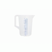 Schneider - tasse mesurée, 3 l, échelle embossée, lettres bleues - blanc plastique polypropylène 200014