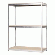 SimonRack Étagère Industrielle, 2000x1500x600 mm, 3 Niveaux en bois, Étagère Charge Lourde, Galvanisé/Bois - Simonforte - métal 8435104950999 SimonRack Étagère Industrielle, 2000x1500x600 mm, 3 Niveaux en bois, Étagère Charge Lourde, Galvanisé/Bois - Simonforte - métal 8435104950999