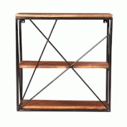 SIT Möbel Étagère murale Tom Tailor | 3 tablettes | Manguier | Structure métallique | L 60 x P 20 x H 62 cm - multicolore multi-matériau 12830-01 SIT Möbel Étagère murale Tom Tailor | 3 tablettes | Manguier | Structure métallique | L 60 x P 20 x H 62 cm - multicolore multi-matériau 12830-01