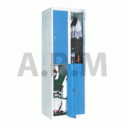 Vestiaire multi cases , 2 cases superposées