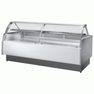Vitrine bain-marie 2960 mm avec vitre curbe, +65°C 2960x1175x1243 mm - VIRTUS - 0615402201957