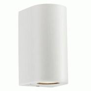 Applique murale CANTO Maxi 2 Aluminium Blanc, H.17.2 - IP44 - GU10 /Nordlux Extérieur - blanc 5701581483484