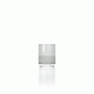 Bazar Bizar Tumbler en verre 8x8x10 cm gris - Lot de 12 - gris verre CNSJ020SmoGr-MTR12