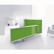 Bureau d'accueil original modèle Foro - MDD - Vert, A gauche_1