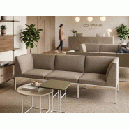 Canapé 3 places Moé Etner pour espace d?Accueil