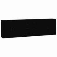 Helloshop26 - Buffet bahut commode armoire meuble de rangement organisateur cuisine salle de séjour salons 3 pcs bois d'ingénierie 02_0037164 - 3000 Helloshop26 - Buffet bahut commode armoire meuble de rangement organisateur cuisine salle de séjour salons 3 pcs bois d'ingénierie 02_0037164 - 3000