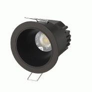 HYDRA Spot encastré noir 10W, 700-760Lm, 40°, dimmable, CCT 2700K/3000K/4000K - S0101090D - SOLUM HYDRA Spot encastré noir 10W, 700-760Lm, 40°, dimmable, CCT 2700K/3000K/4000K - S0101090D - SOLUM
