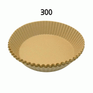 Lot de 300 Moules en papier air fryer ronds 16 cm Fackelmann - gris papier 3176239930665
