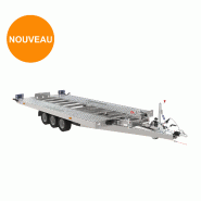 Porte voiture SARIS AT 480 200 3 K - basculement hydraulique - 3 essieux - PTAC : 3500 kg - 480 x 200 cm - Reference -MC 255 133 1350 1