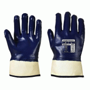 Portwest - Gants de protection tout enduit en nitrile manchette (Pack de 12) #00007f Taille 8 - 5036108331994
