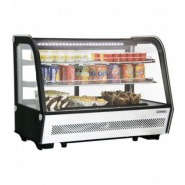 Vitrine réfrigérée à poser, avec vitre de sécurité, pour les professionnels de chr, traiteurs, boulangeries, pâtisseries et chocolateries - 160l cvr160l casselin Vitrine réfrigérée à poser, avec vitre de sécurité, pour les professionnels de chr, traiteurs, boulangeries, pâtisseries et chocolateries - 160l cvr160l casselin