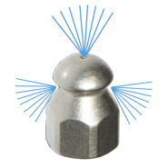 Buse de nettoyage avec jet frontal - Réf : NBU370170