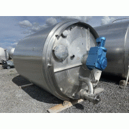 Cuve Goavec 12000 L - CUV477 - Anneaux de levage, Agitation centrale, Isolation virole Cuve Goavec 12000 L - CUV477 - Anneaux de levage, Agitation centrale, Isolation virole