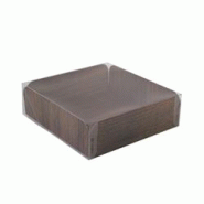 ECOLOMIQUE - 50 Pcs - Carré rainé carton décor bois double face+Couv. PET 203,2x203,2mm H63,5mm - ECO209CARB2020 - multicolore en carton ECO209CARB ECOLOMIQUE - 50 Pcs - Carré rainé carton décor bois double face+Couv. PET 203,2x203,2mm H63,5mm - ECO209CARB2020 - multicolore en carton ECO209CARB
