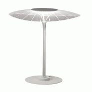 Fabas Luce Lampe De Table Led Vela 12 W 3000 K 1100 Lm En Métal Et Méthacrylate Blanc - Design Moderne, Intensité Variable Et Structure Élégante