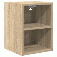 Helloshop26 - Armoire suspendue moderne avec grand espace de stockage 30 x 29,5 x 40 cm en bois d'ingénierie chêne sonoma 02_0053451 - Bois massif 3