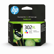 HP 302XL Cartouche d’encre trois couleurs grande capacité authentique_0